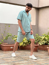 Pestal Men Casual Wear Shirt And Shorts Pair