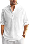 Simple White Colour Solid Cotton Blend Straight Kurta Shirt