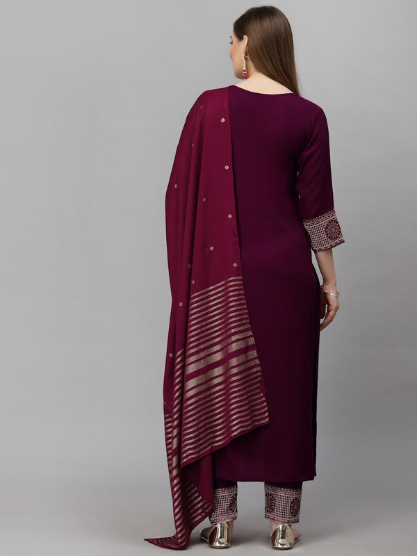 Indian Style Party Wear Kurti Set For Women with Dupatta